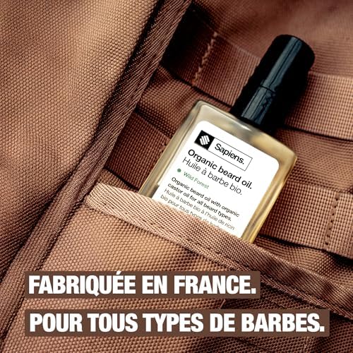 Vue 3 de Sapiens Huile Barbe Homme