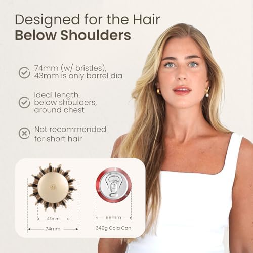 Vue 3 de Aimike Brosse Ronde Brushing