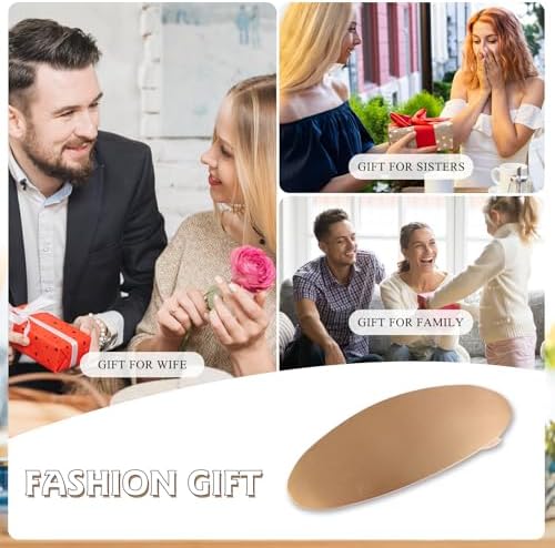 Vue 6 de Barrette Cheveux Ovale