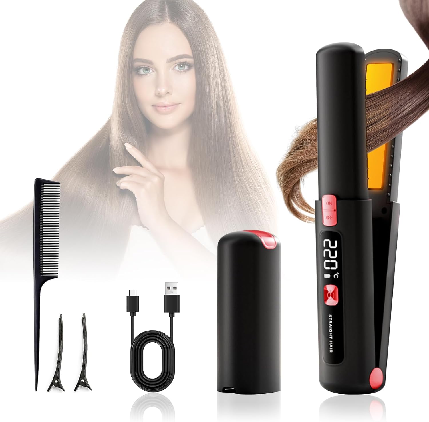 Lisseur Boucleur Cheveux En