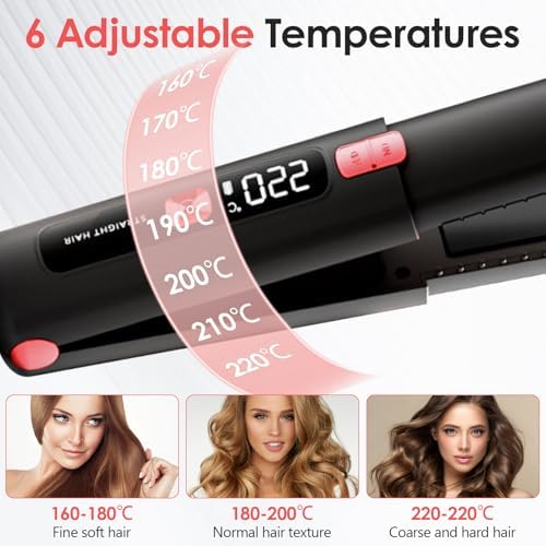 Vue 2 de Lisseur Boucleur Cheveux En