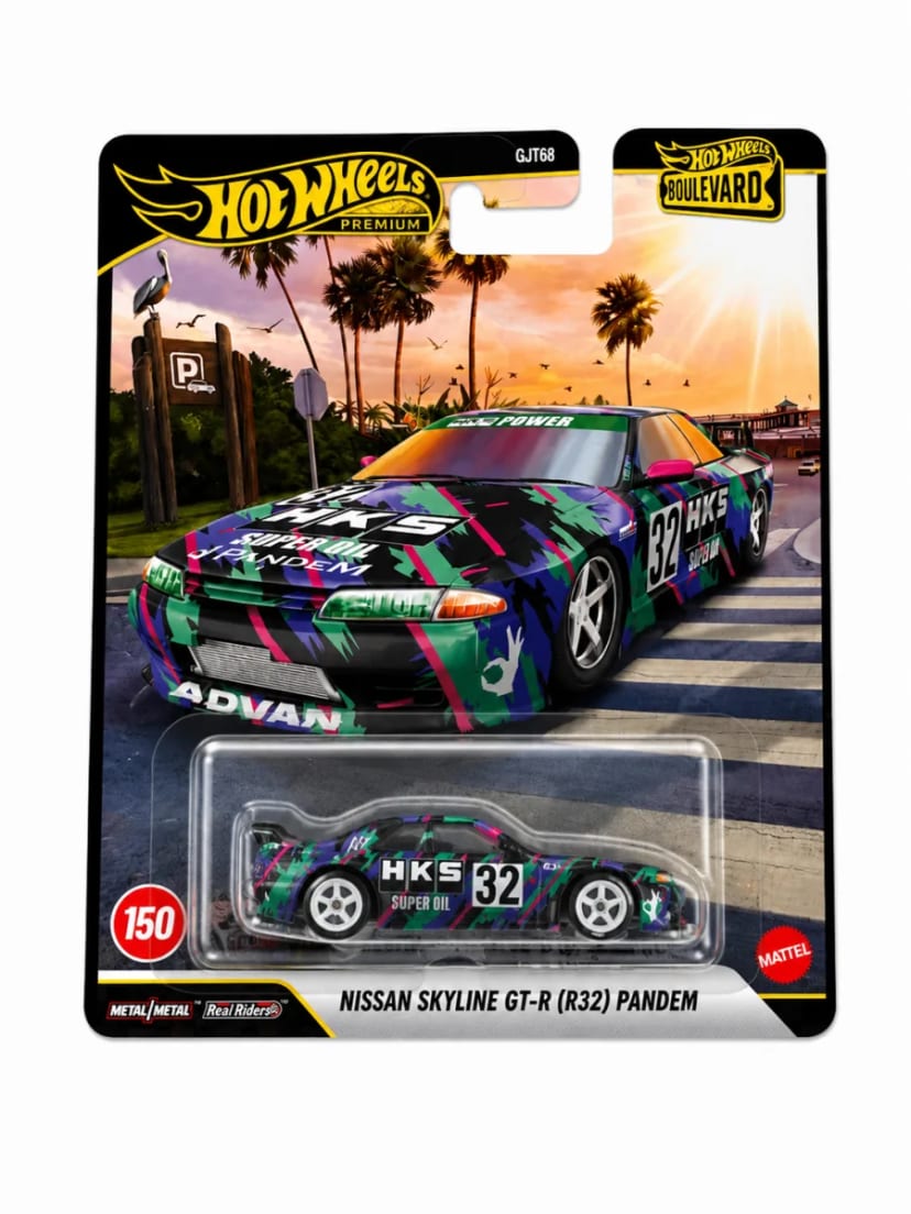 Hot Wheels Premium Boulevard Nissan Skyline GT-R (R32) Pandem | i