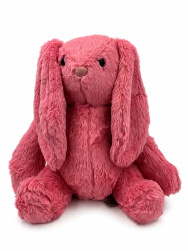 Deep Rose Pink Long-Eared Luxury Bunny - Buy Online | i-robox
