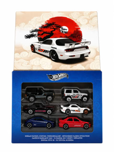 Hot Wheels Silver Series Japanese Culture Multipack - Buy Online | i-robox
