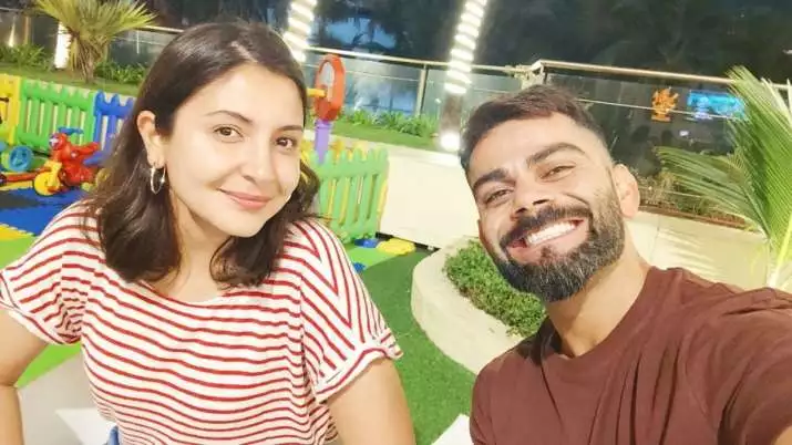 Virat Kohli shares awwdorable selfie Virat Kohli shares awwdorable selfie with spouse Anushka Sharma