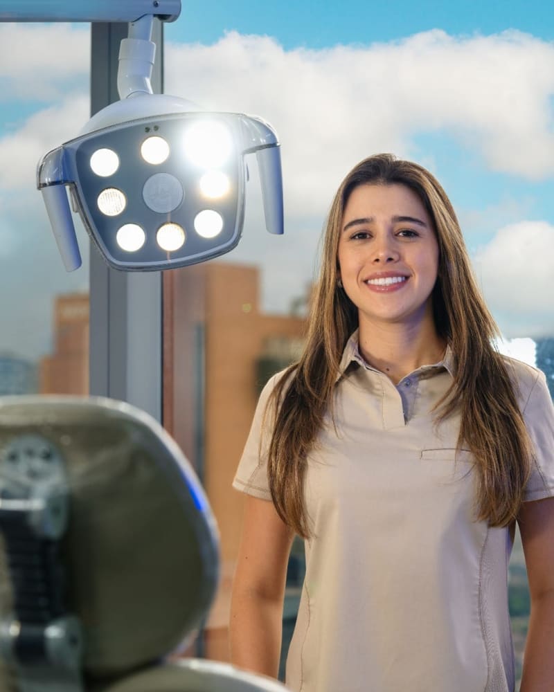 Dr Paulina Gutiérrez, lead cosmetic dentist at Colombia Care Dental