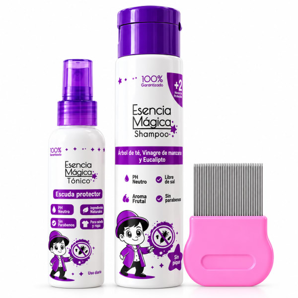 Esencia Mágica — Kit Antipiojos 4 en 1
