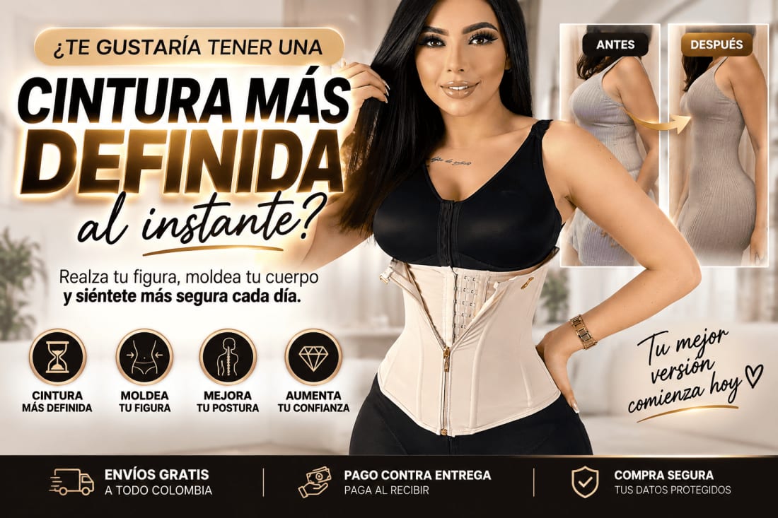 ¿Te gustaría lucir una cintura más definida y sentirte increíble con tu ropa?💗
