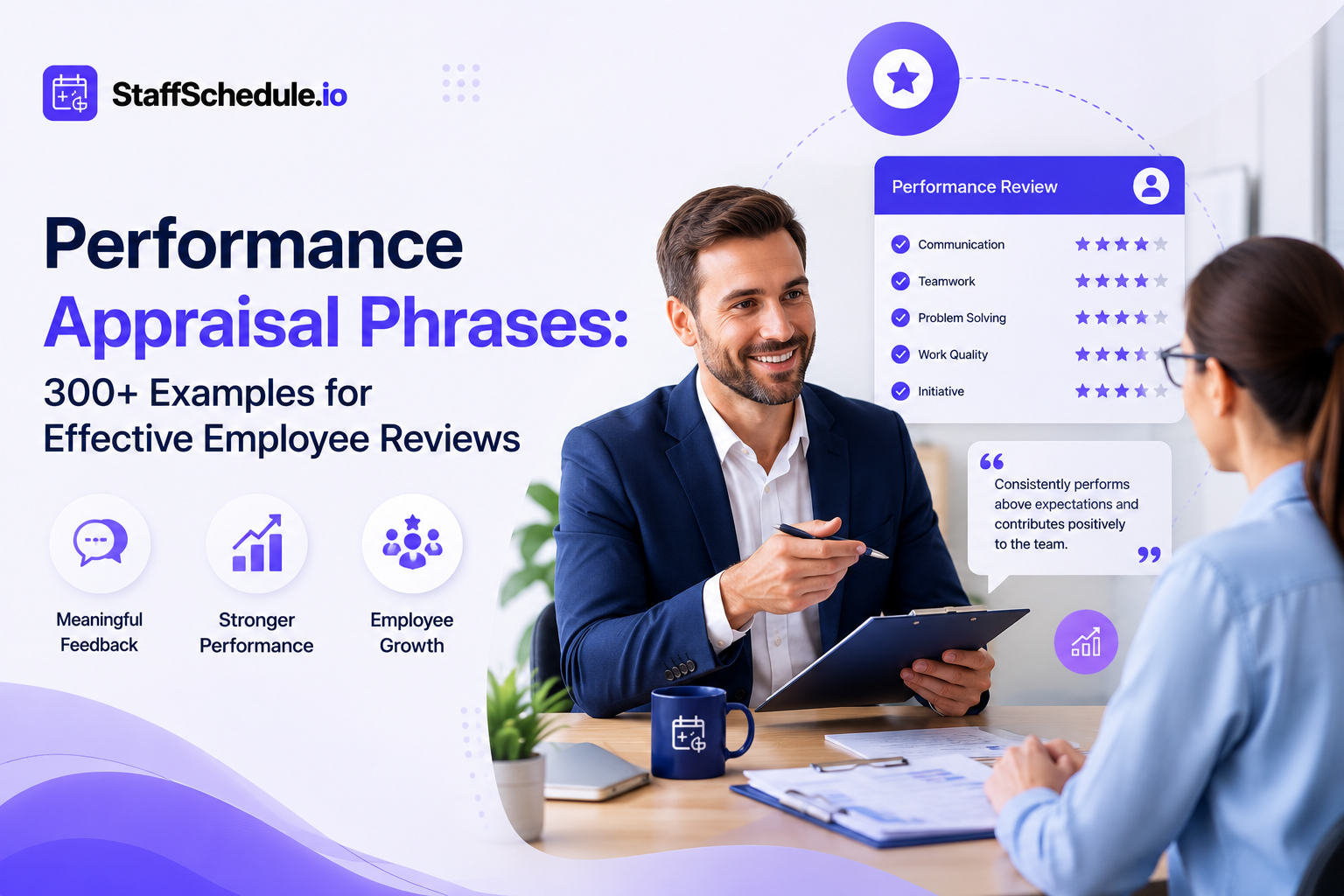 Performance Appraisal Phrases: 300+ Examples for Effective Employee Reviews