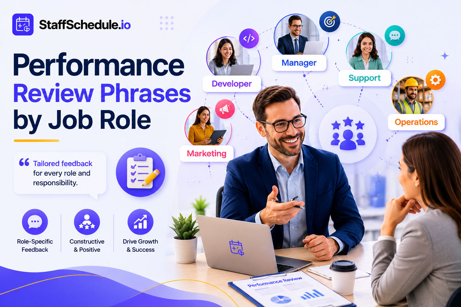 Performance Review Examples for Employees and Managers