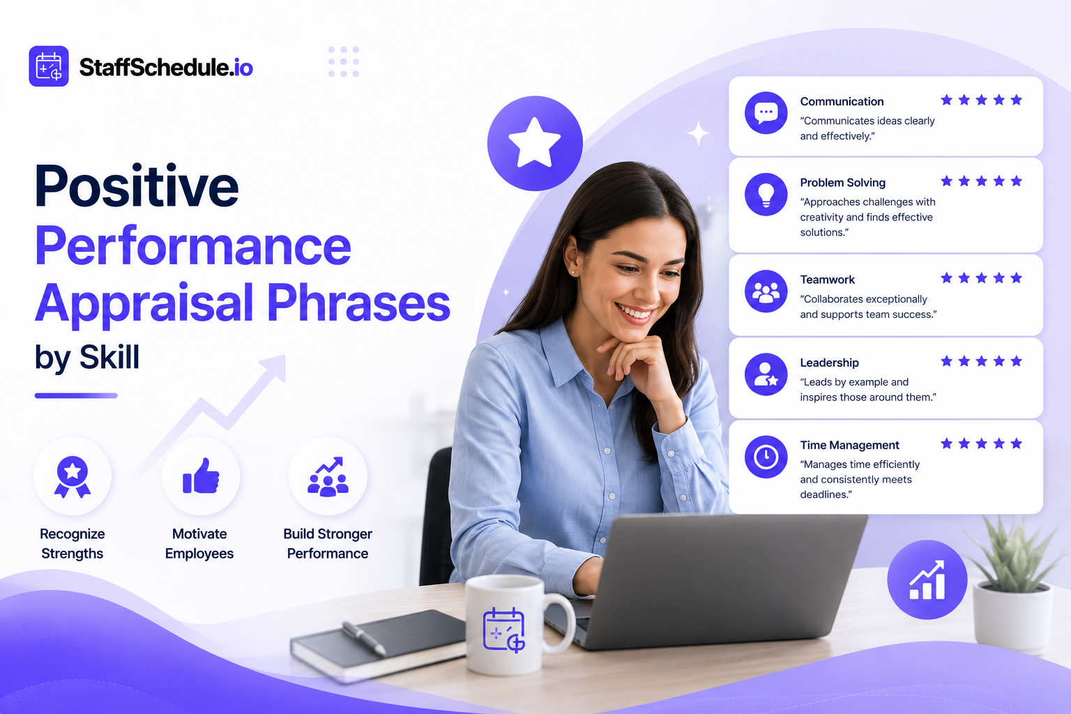 positive-performance appraisal phrases by skill