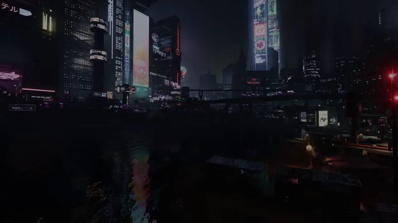 Background for Night City Cinematic Tour