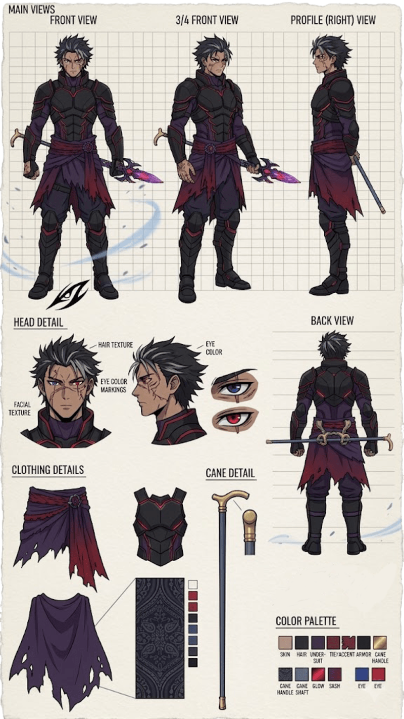 Character design manga