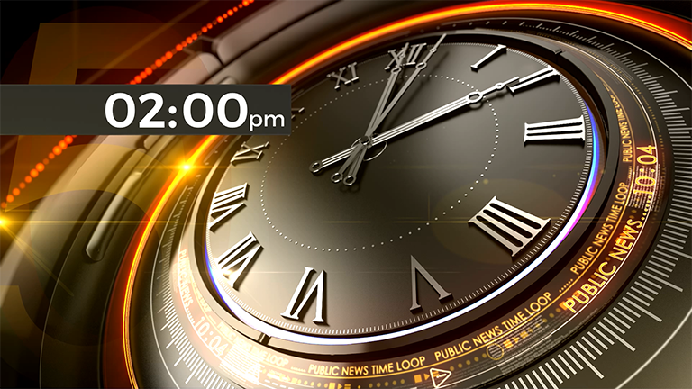 MOTION GRAPHICS, Channel Ident, Hourly Clock, Weather, Business , Sports, Headlines - Image 5