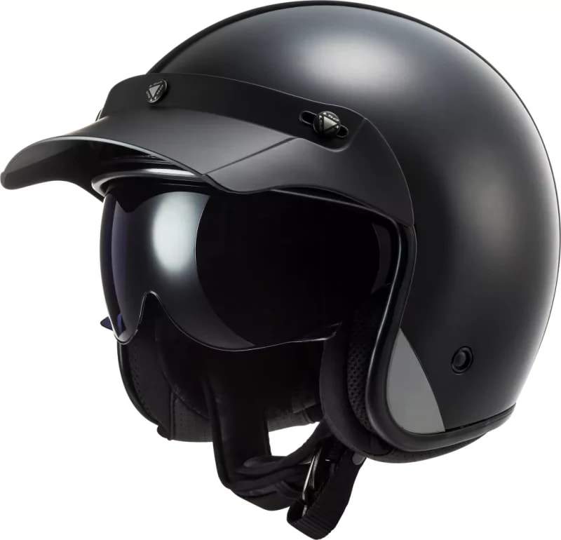LS2 OF601 Bob Solid Matt Black 5