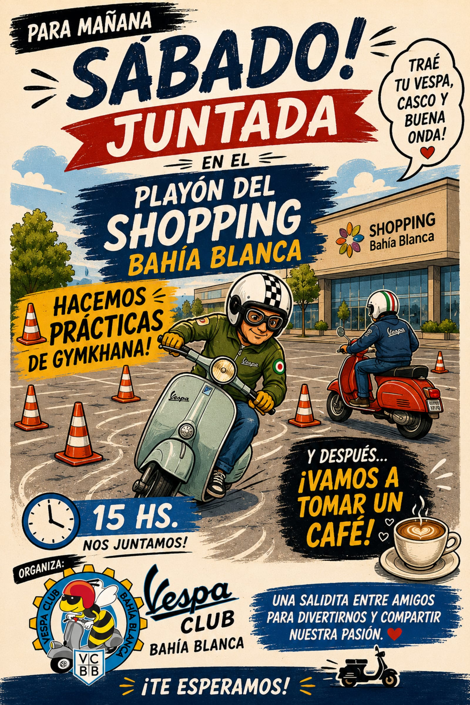 Salida de Julio, se práctica Gymkhana!!!!
