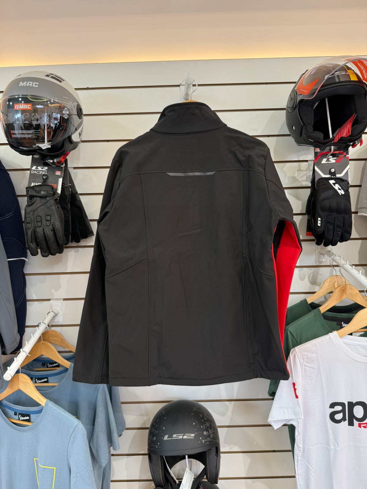 Campera Softshell Aprilia Negro - Thumbnail 2