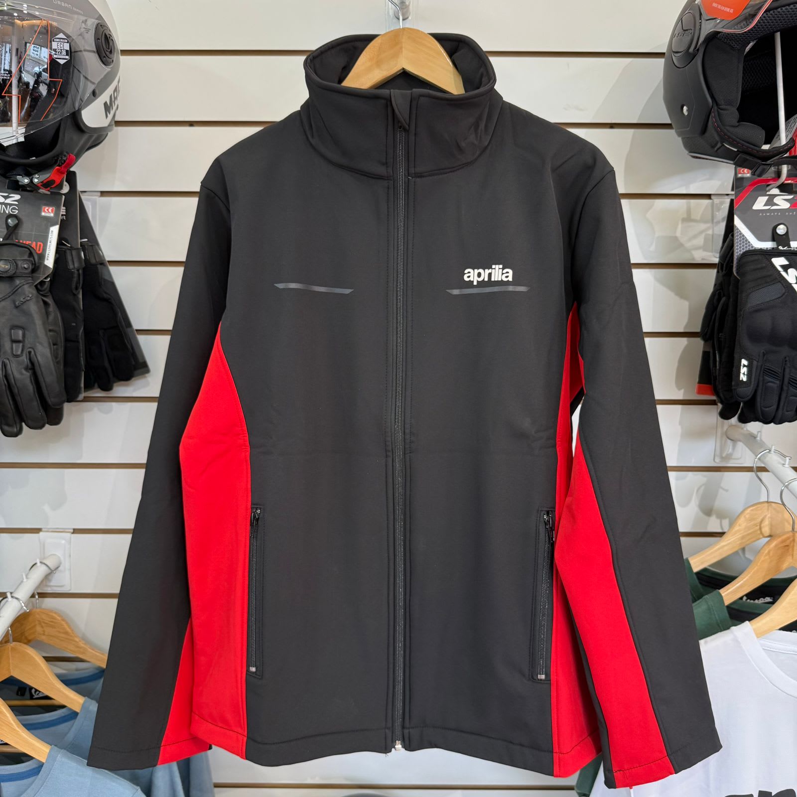 Campera Softshell Aprilia Negro - Foto 1