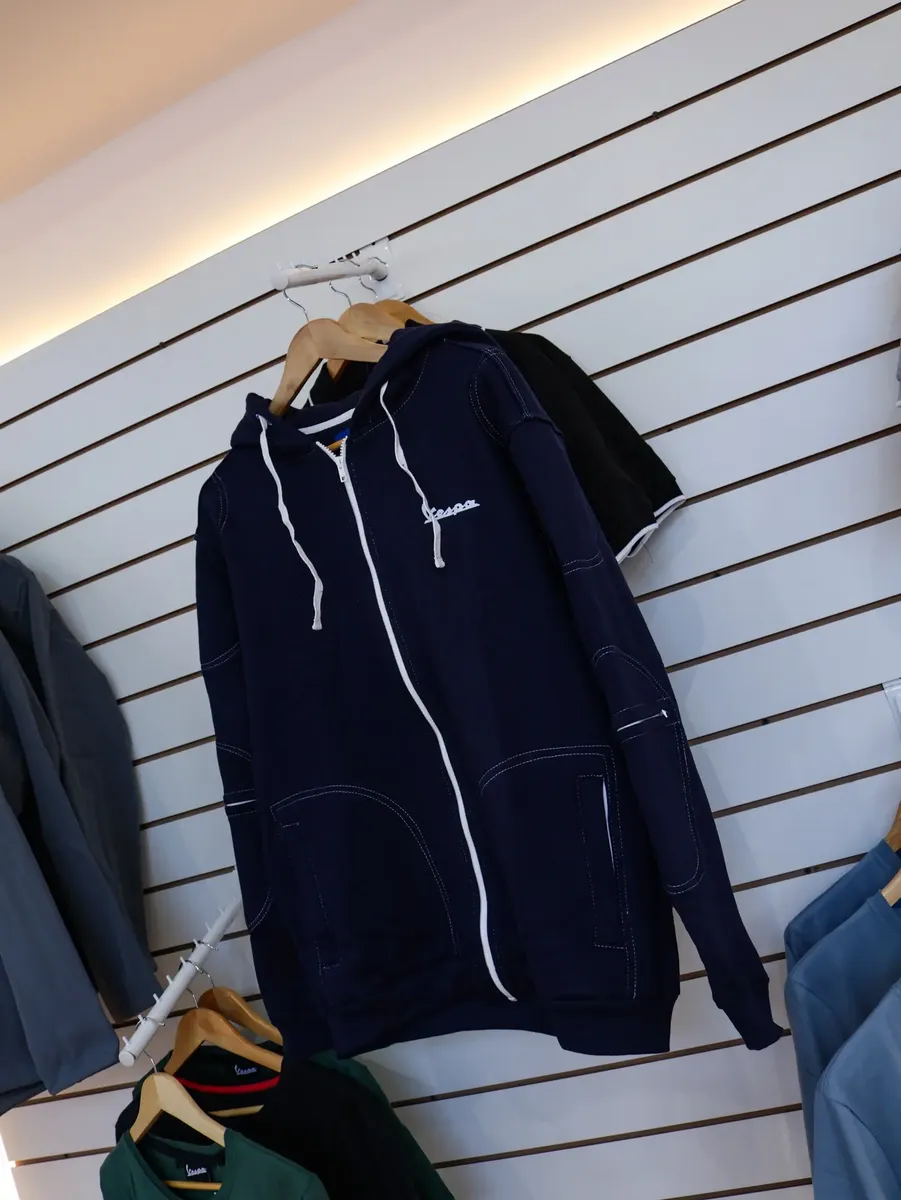Buzo Full Zipper con Kevlar y Protecciones Vespa - Thumbnail 3