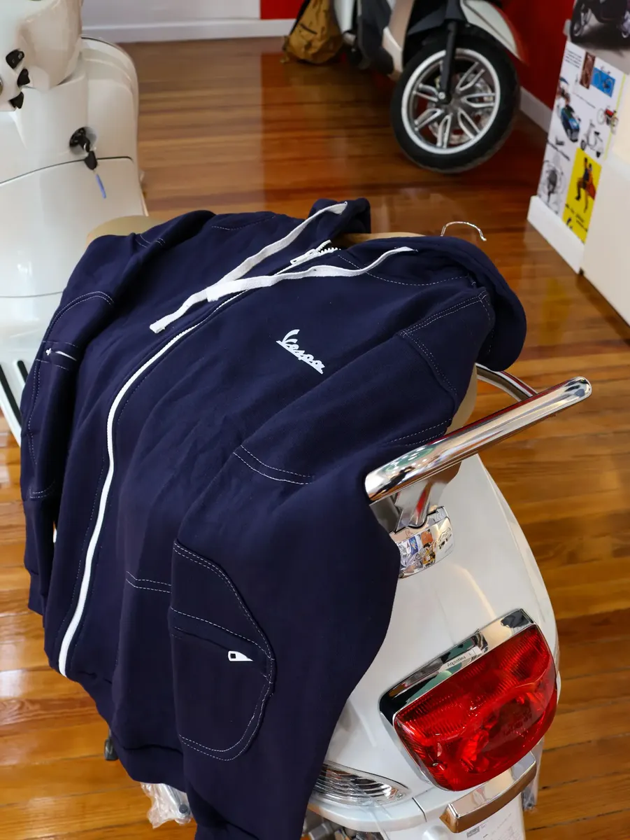 Buzo Full Zipper con Kevlar y Protecciones Vespa - Thumbnail 4