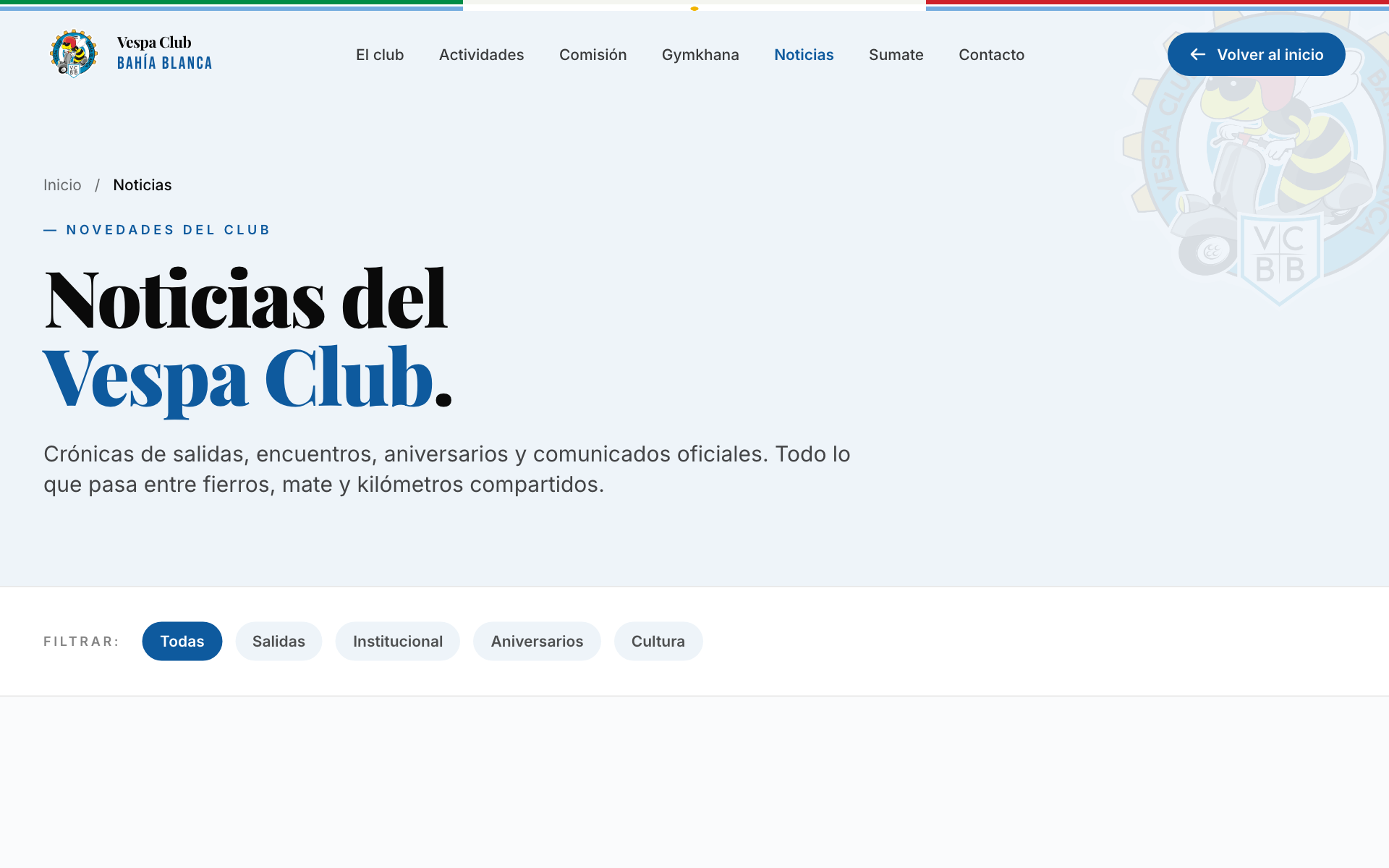 Noticias del club