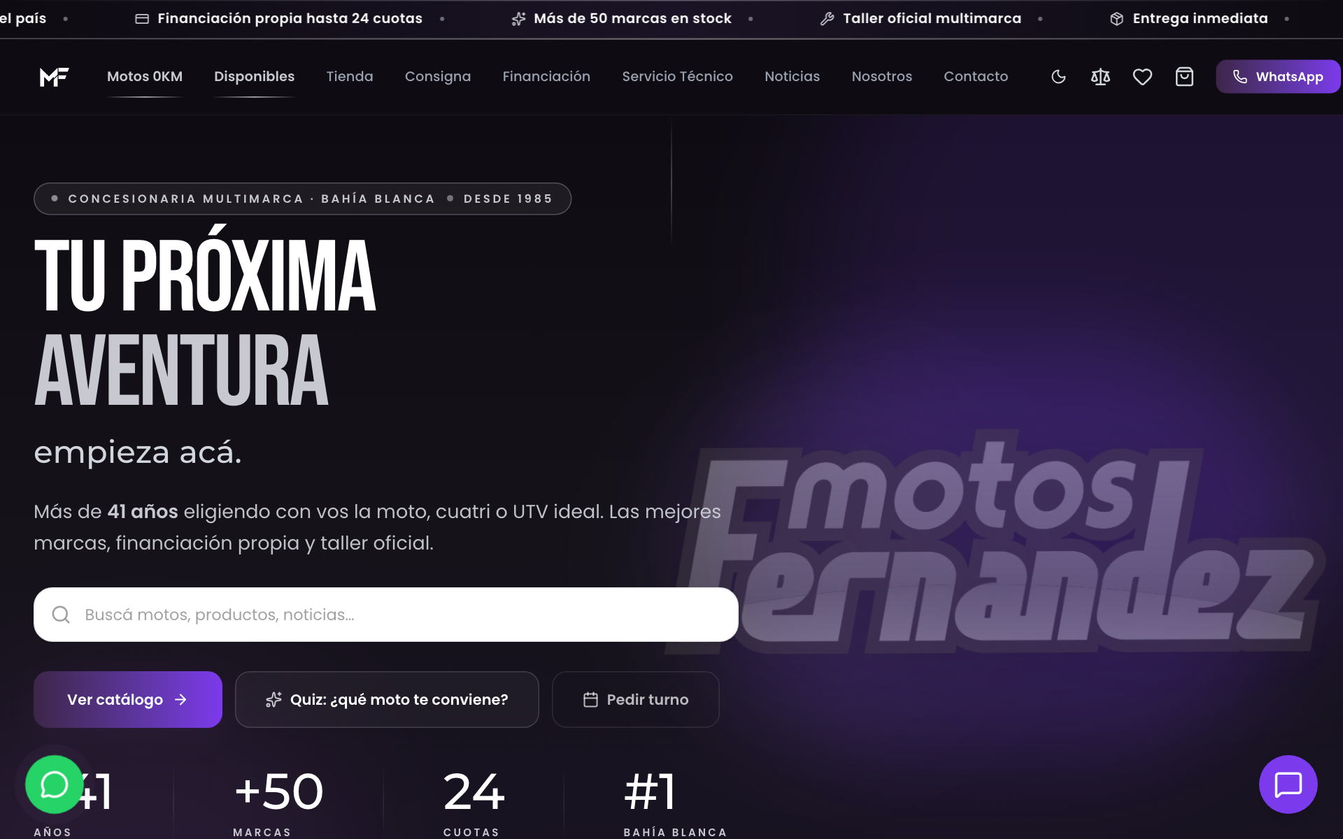 Su web viva — home