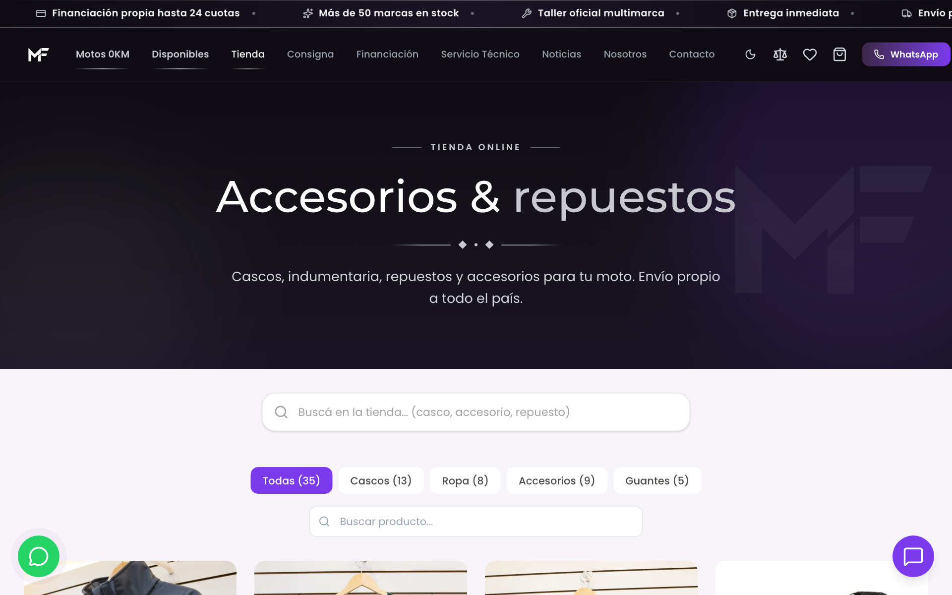 Tienda de accesorios