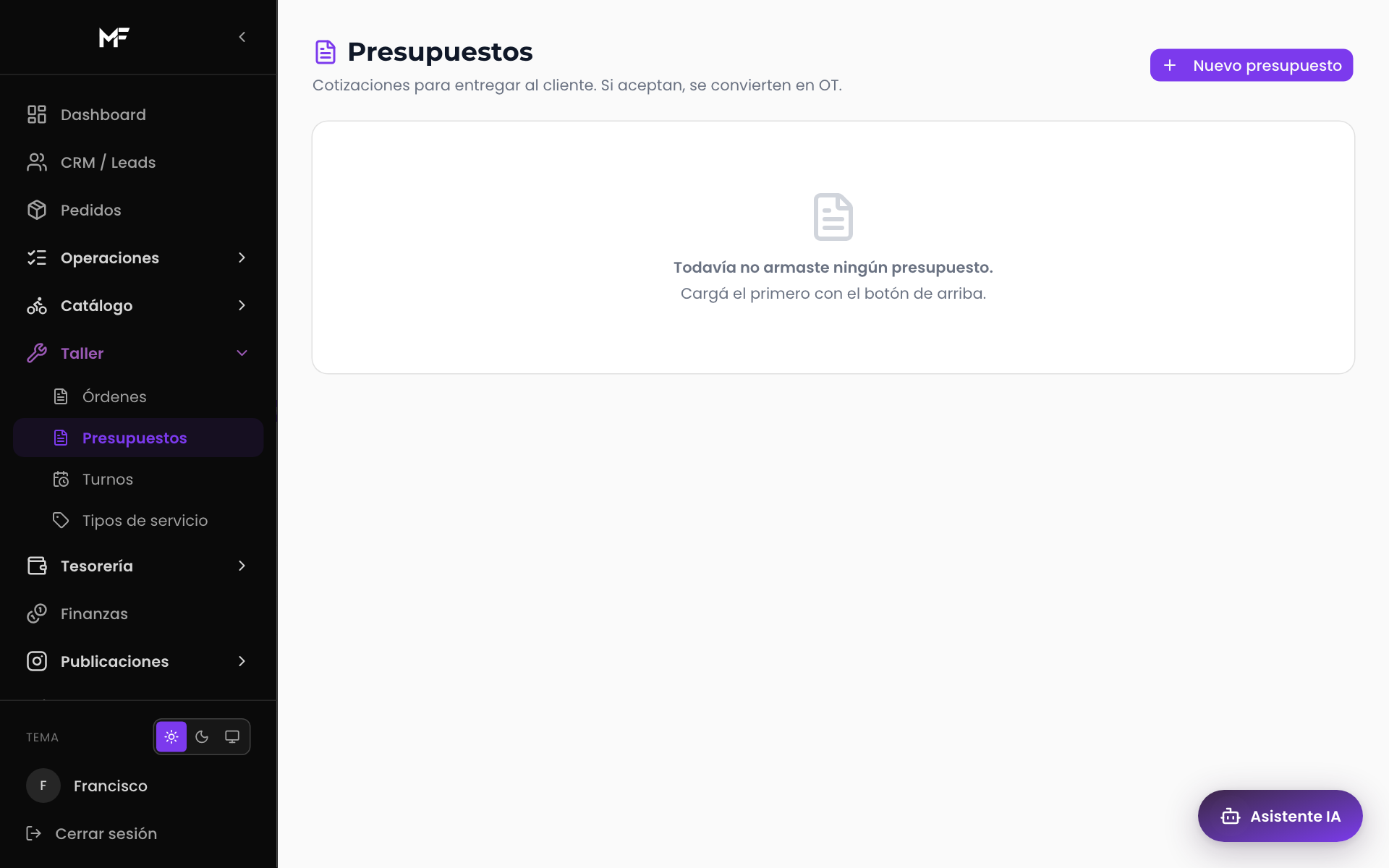 Presupuestos