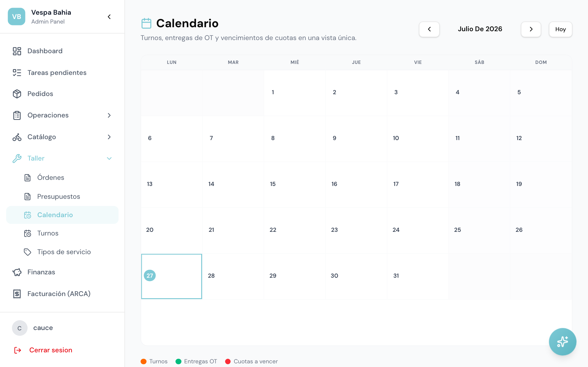 Calendario