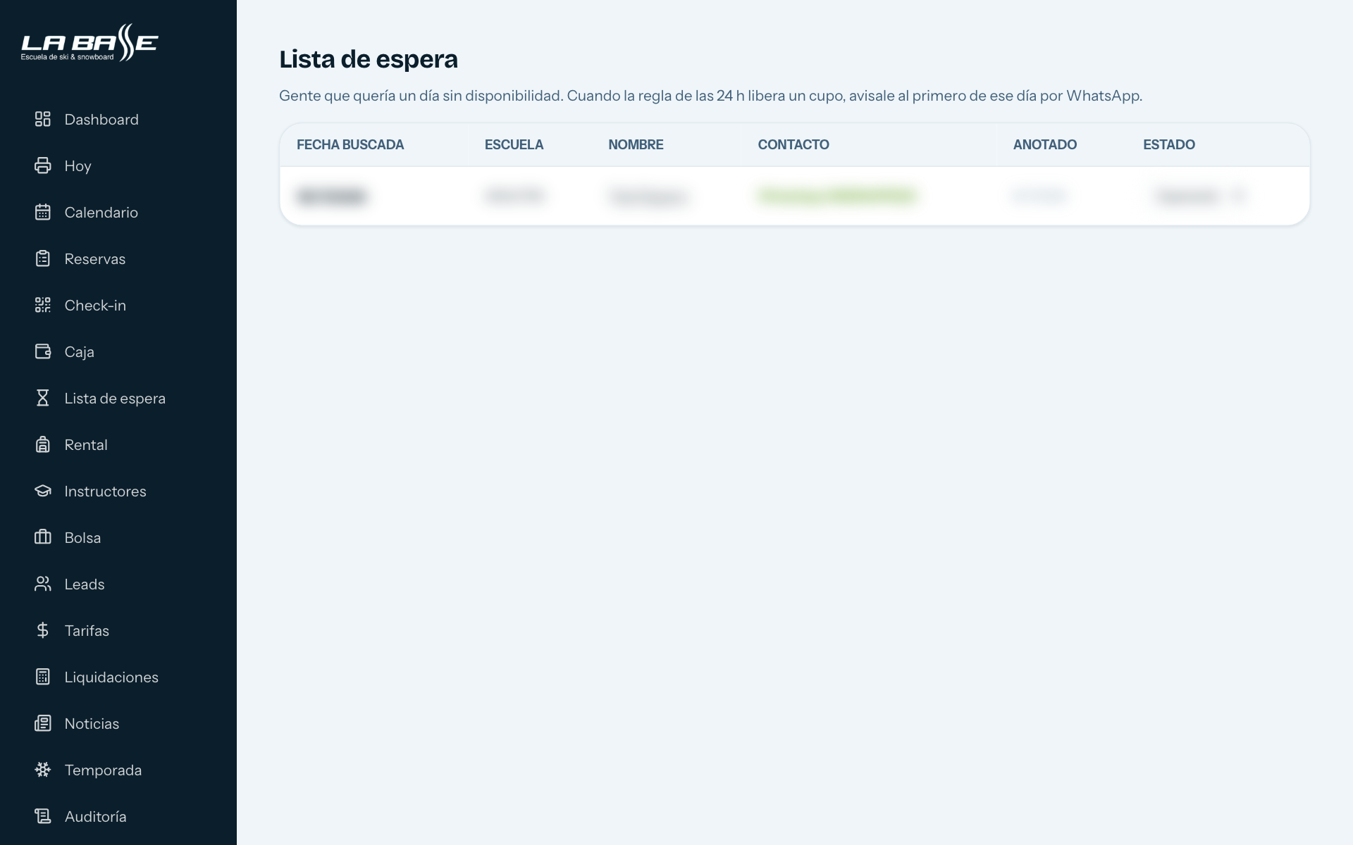 Lista de espera