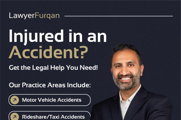 Flyer from Lawyer Furqan