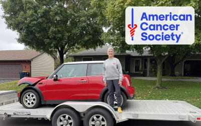 Nancy's 2005 Mini Cooper Donated to American Cancer Society in Lakeville, MN