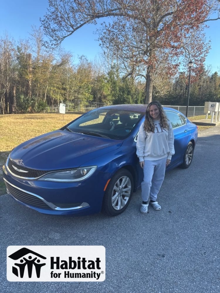 Kayla's 2015 Chrysler 200 Donated to Habitat for Humanity in Panama City, FL