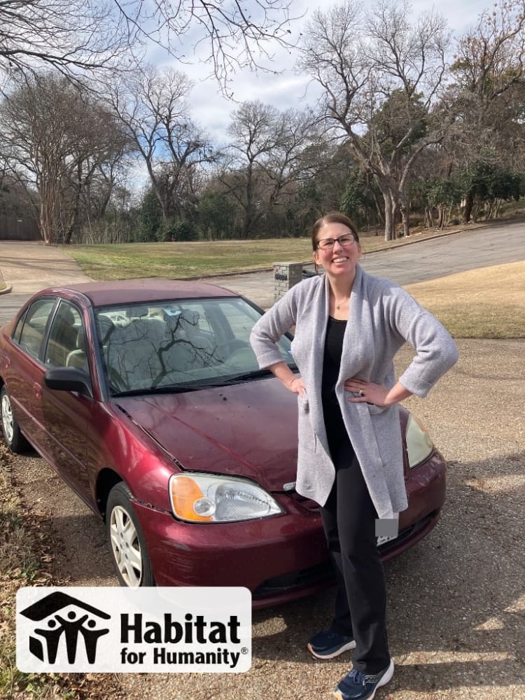 Seth's 2003 Honda Civic Donated to Habitat for Humanity in Waco, TX