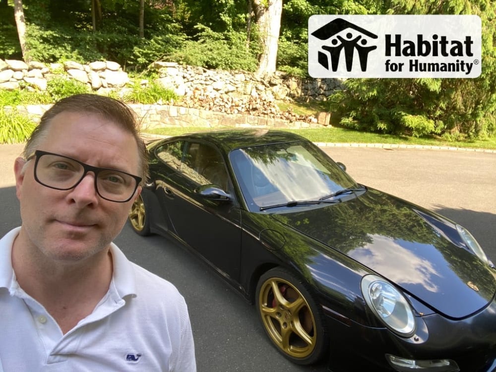 James's 2006 Porsche 911 Carrera 2 Donated to Habitat for Humanity in New Canaan, CT