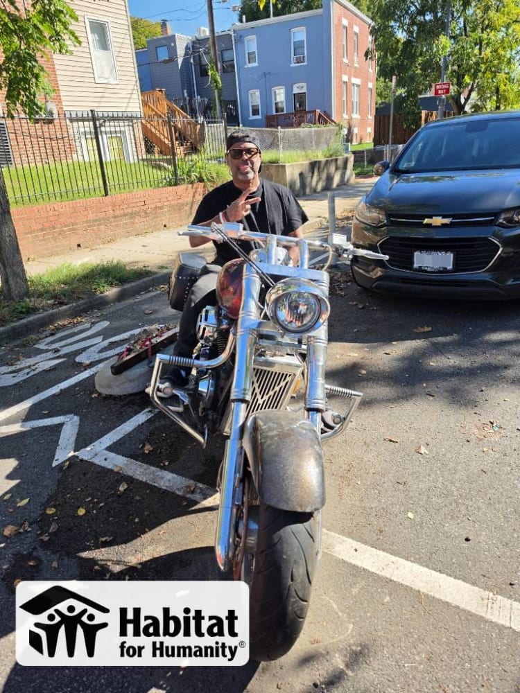 Ronald's 2002 Honda  VTX Donated to Habitat for Humanity in Washington, DC