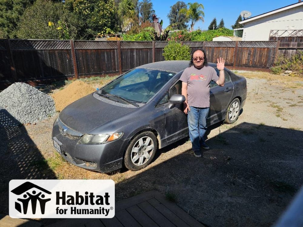 Kenneth's 2009 Honda Civic Donated to Habitat for Humanity in Watsonville, CA