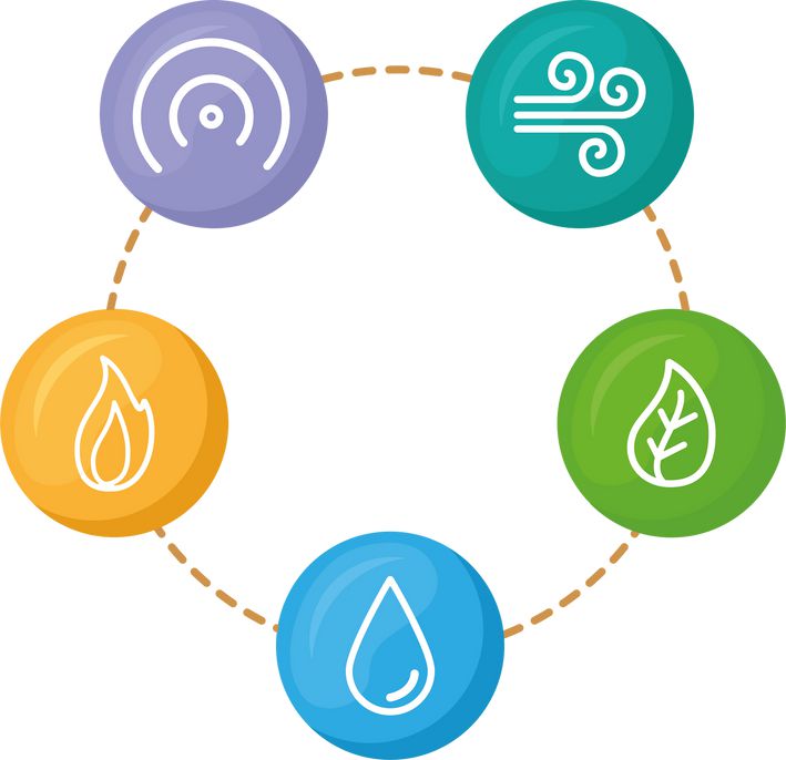 Ayurveda icons