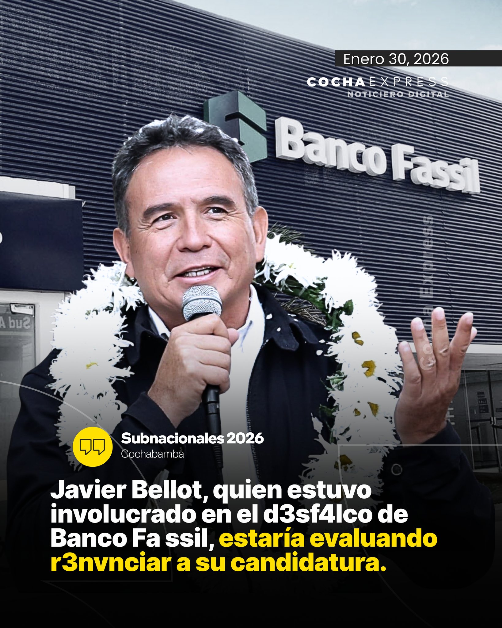 Ataque a candidato a la Alcaldía de Cochabamba 1