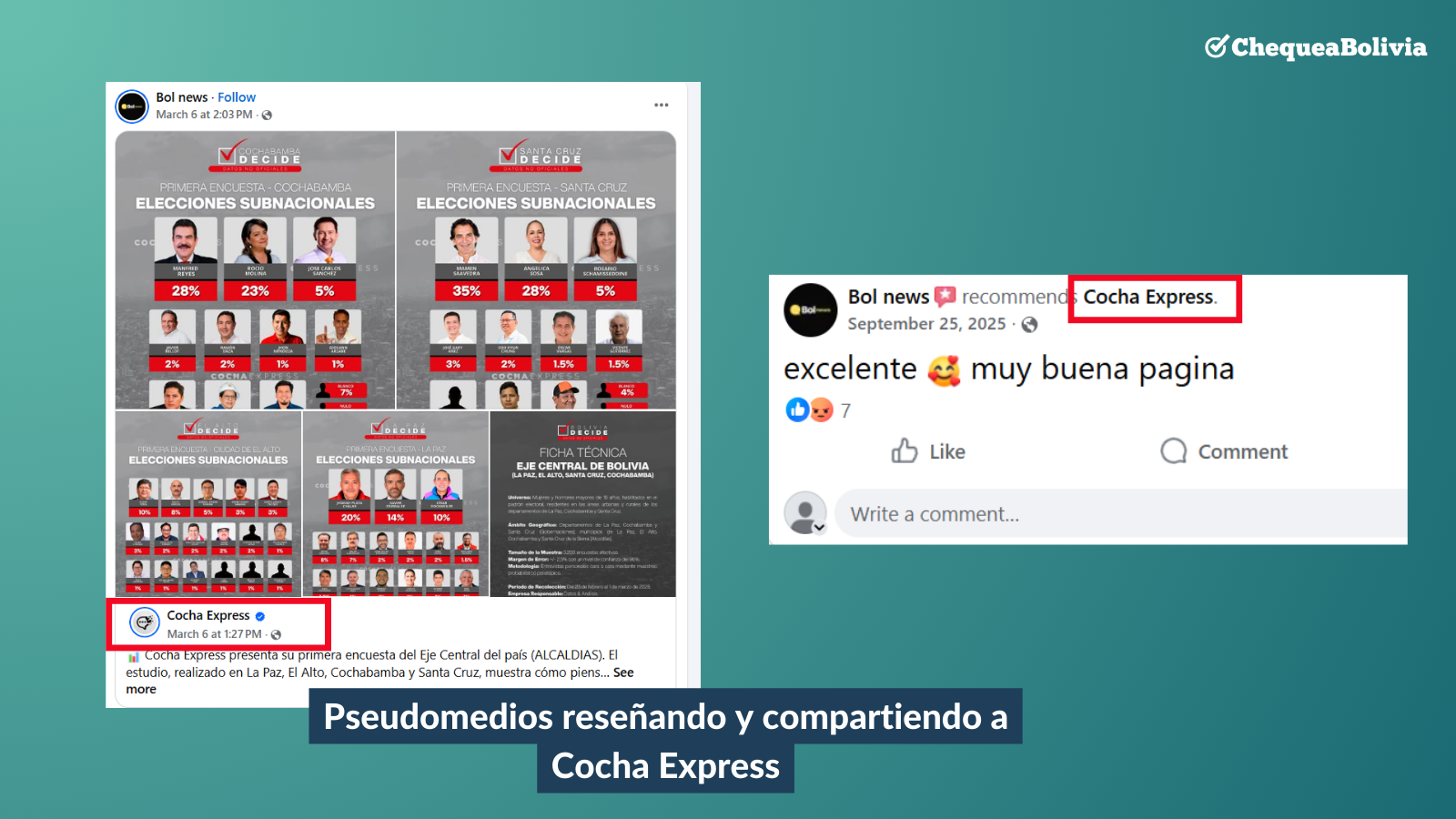 Bol News reseñando y compartiendo a Cocha Express
