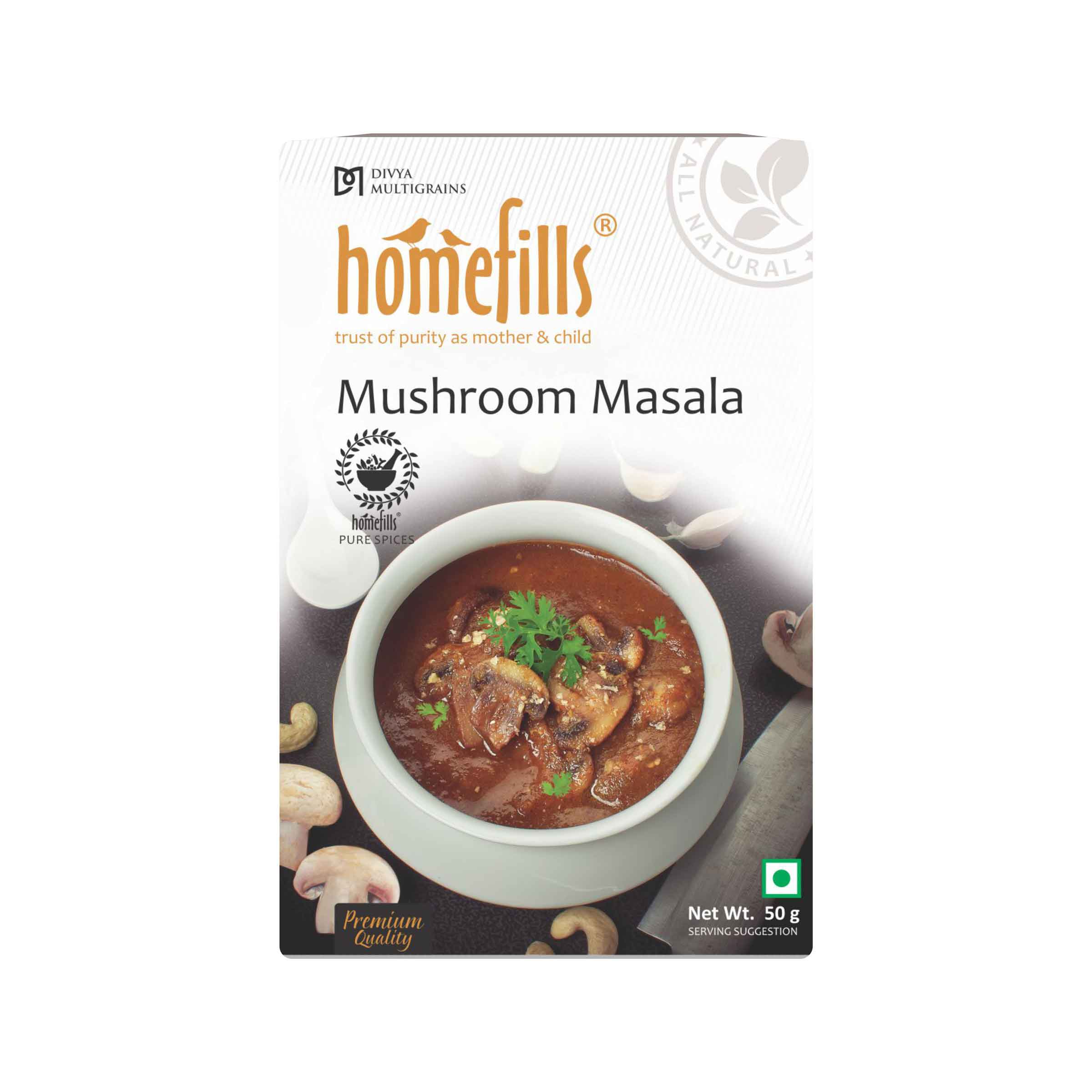 Homefills Mushroom Masala