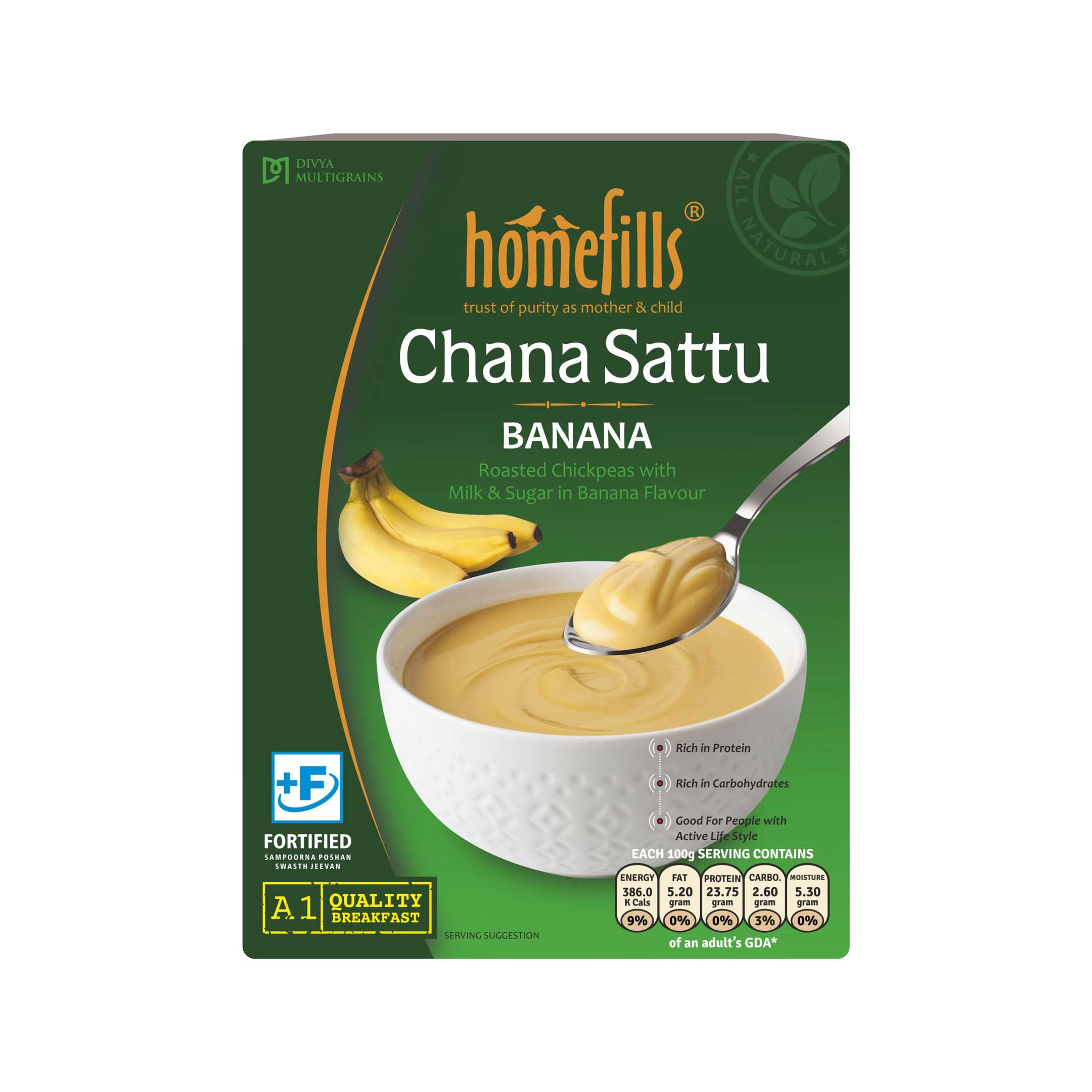 Homefills Chana Sattu (Banana)