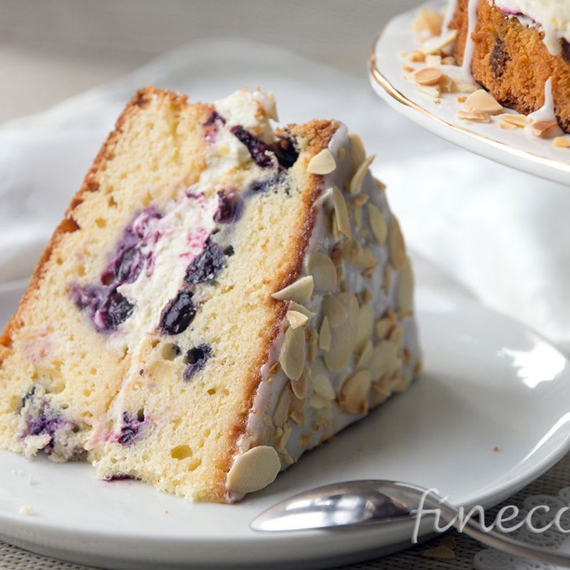 Limonlu Vanilyalı Yabanmersinli Tart