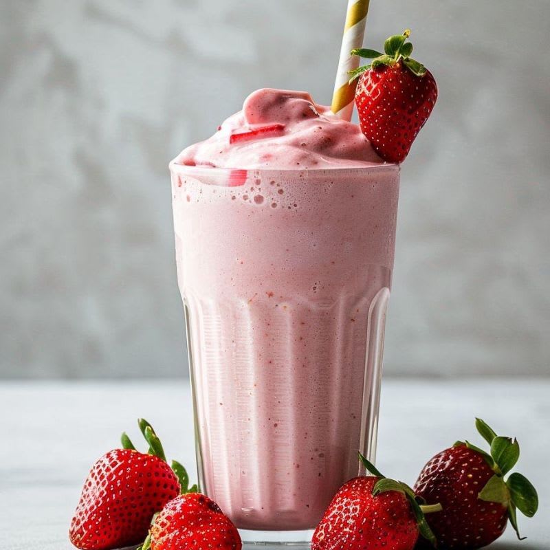 ÇİLEKLİ MİLKSHAKE