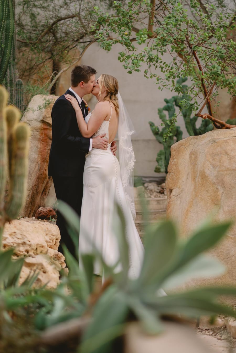 Lucile Halsell Conservatory Desert Wedding Photos