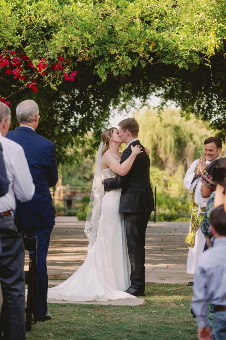 Greehey Lawn Outdoor wedding ceremony