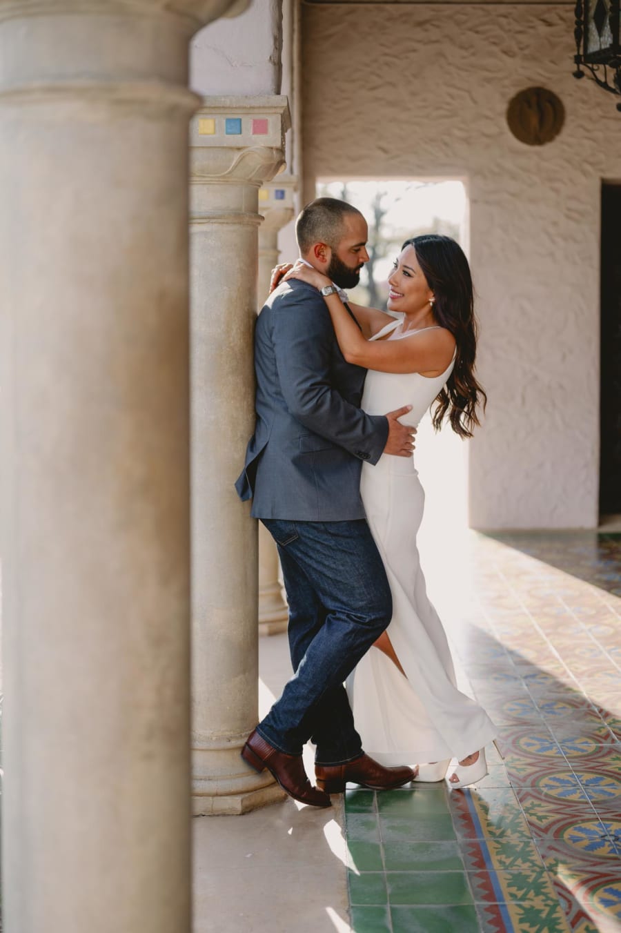 engagement photos at the Mcnay