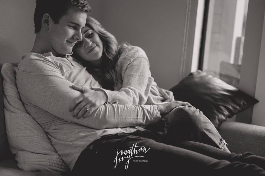 Lifestyle at Home Engagement Photos