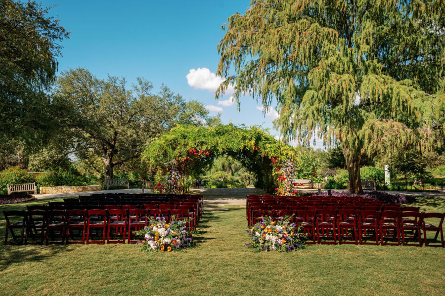 Outdoor Greehey Lawn Wedding