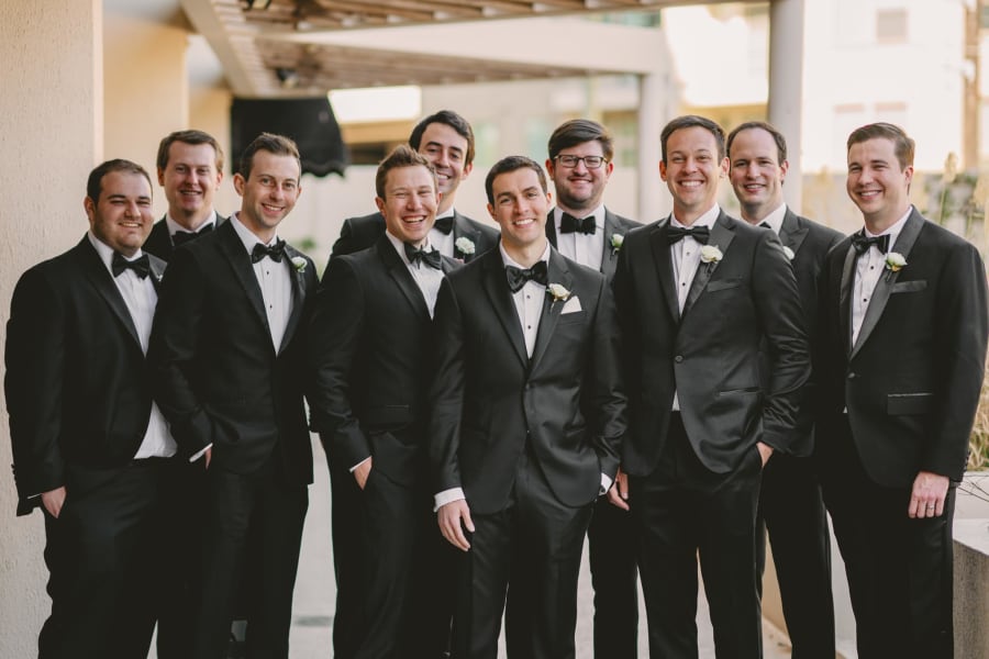 St Regis Hotel Houston Groomsmen Photos
